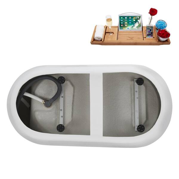 ホワイトリリー　AS 30 Bootz 14.25 in. H X 30 in. W X 60 in. L White Bathtub Mfr