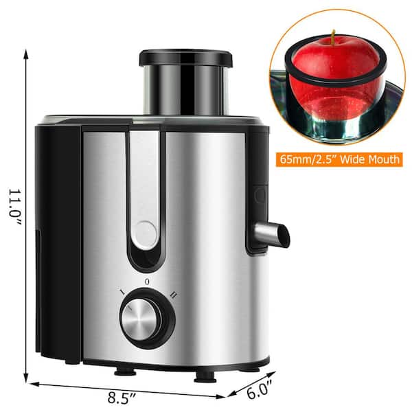 Stainless Steel Fruit Juicer 400w Centrifugal Juicer Machine With Wide Mouth Chutes Fruit Vegetable Juicer Household Small Appliances red