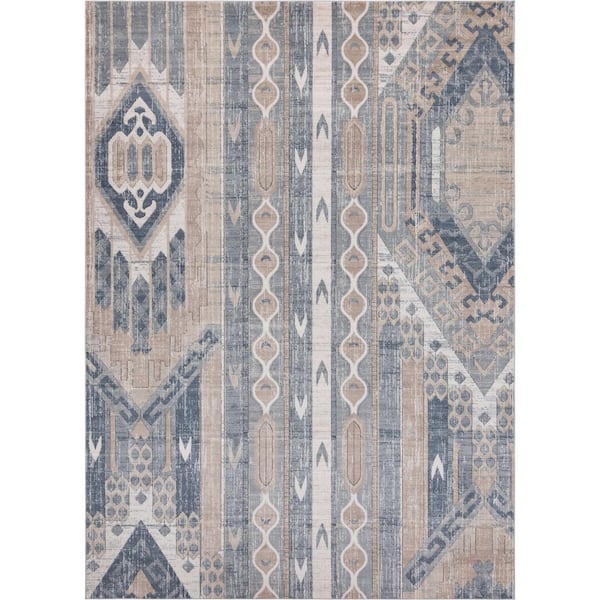 Portland Orford Navy/Tan 10 ft. x 14 ft. Area Rug
