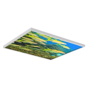 Ocean 005 2 ft. x 2 ft. Flexible Decorative Light Diffuser Panels Ocean for Classrooms and Offices