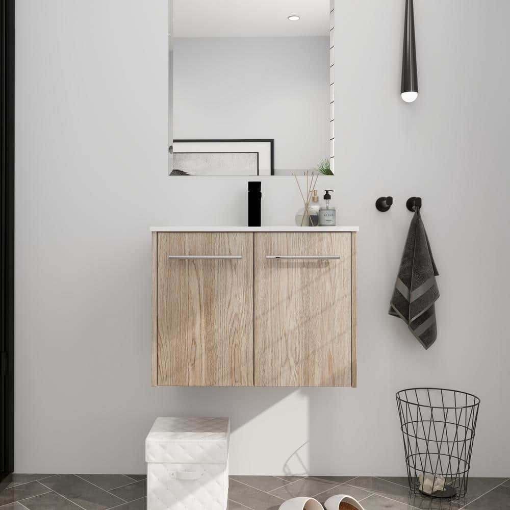 Modern High-Quality 24 In.W X 18.11 in. D X 18.3 in. H Wall Mounted Floatin