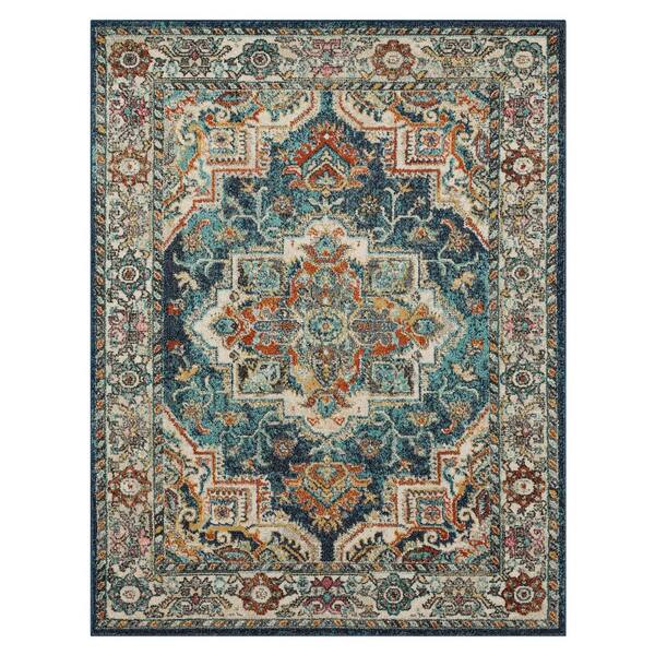 Mohawk Home Dellen Blue 1 ft. 11 in. x 3 ft. Area Rug
