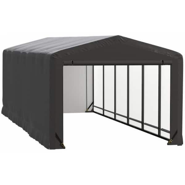 Sheltertube 10 ft. x 27 ft. x 8 ft. Gray Garage