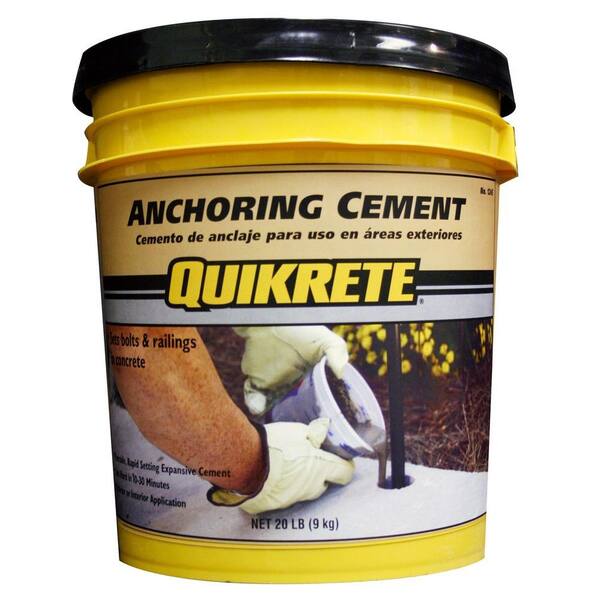 Reviews for Quikrete 20 lb. Anchoring Cement Pg 2 The Home Depot