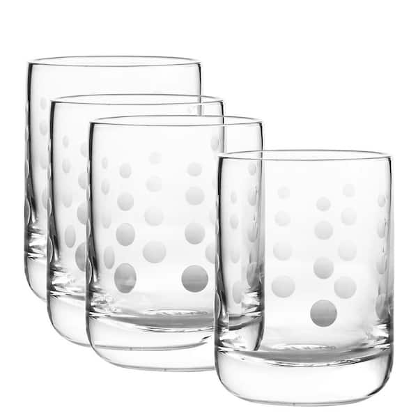 Qualia Galaxy 12 oz. Double Old Fashioned Glass (4-Piece Set)