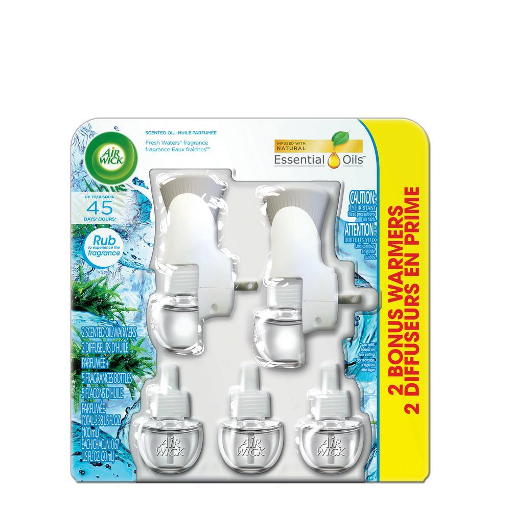 Air Wick Scented Oil 0.67 oz. Fresh Waters Automatic Air Freshener