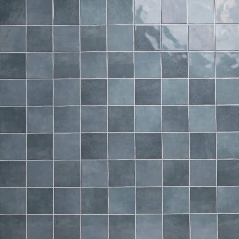 MSI Lakeview Denim 5 in. x 5 in. Glossy Ceramic Wall Tile (734.4