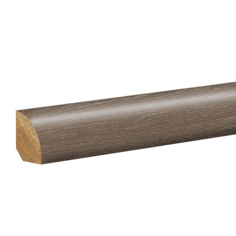 Grey Ledford 0.62 in. T x 0.75 in. W x 94.5 in. L Textured Wood Look Laminate Moulding/Trim Quarter Round Molding price history on PriceWatchPro