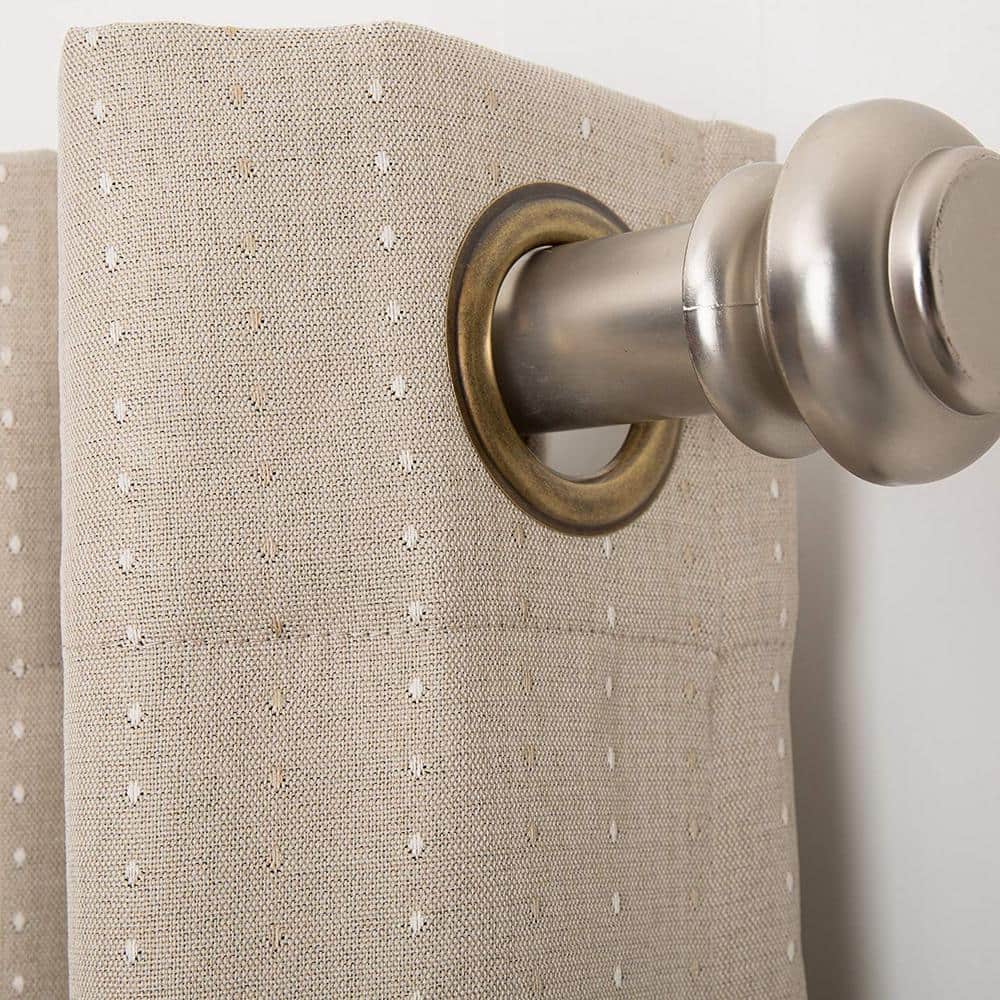 Natural Cotton Polyester Blackout Grommet Panel 54" x 63"