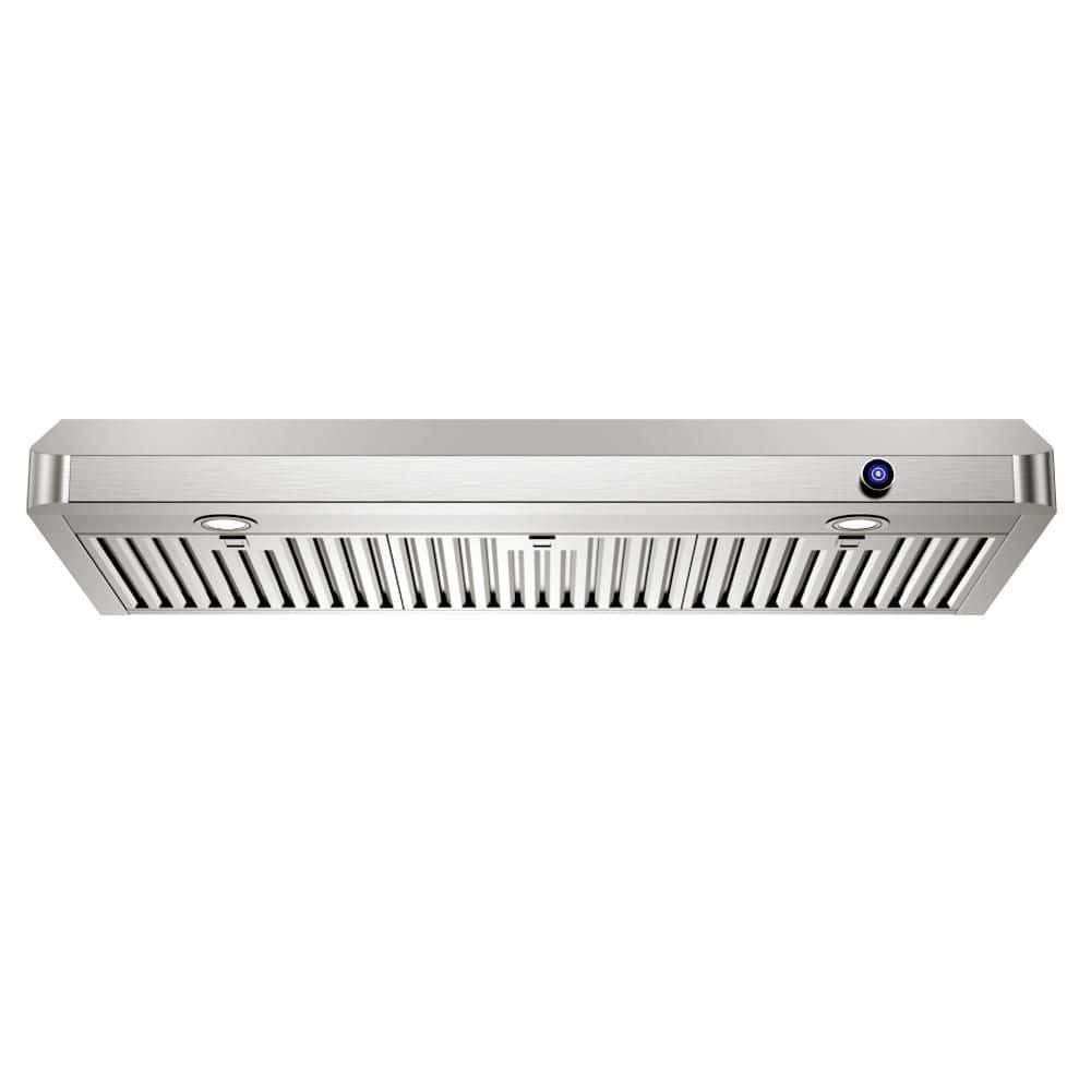 42 in. 400 CFM Ducted Under Cabinet Range Hood with 3-Way Venting, LED Lights and Washable Filters in Stainless Steel price history on PriceWatchPro