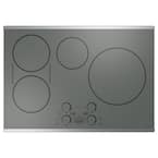 30 in. Smart Smooth Induction Touch Control Cooktop in Stainless Steel with 4 Elements
