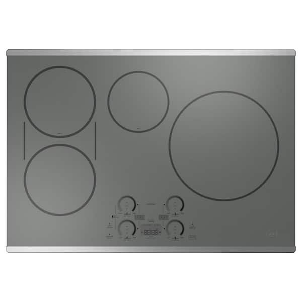 Cafe 30 in. Smart Induction Touch Control Cooktop in Stainless Steel with 4 Elements