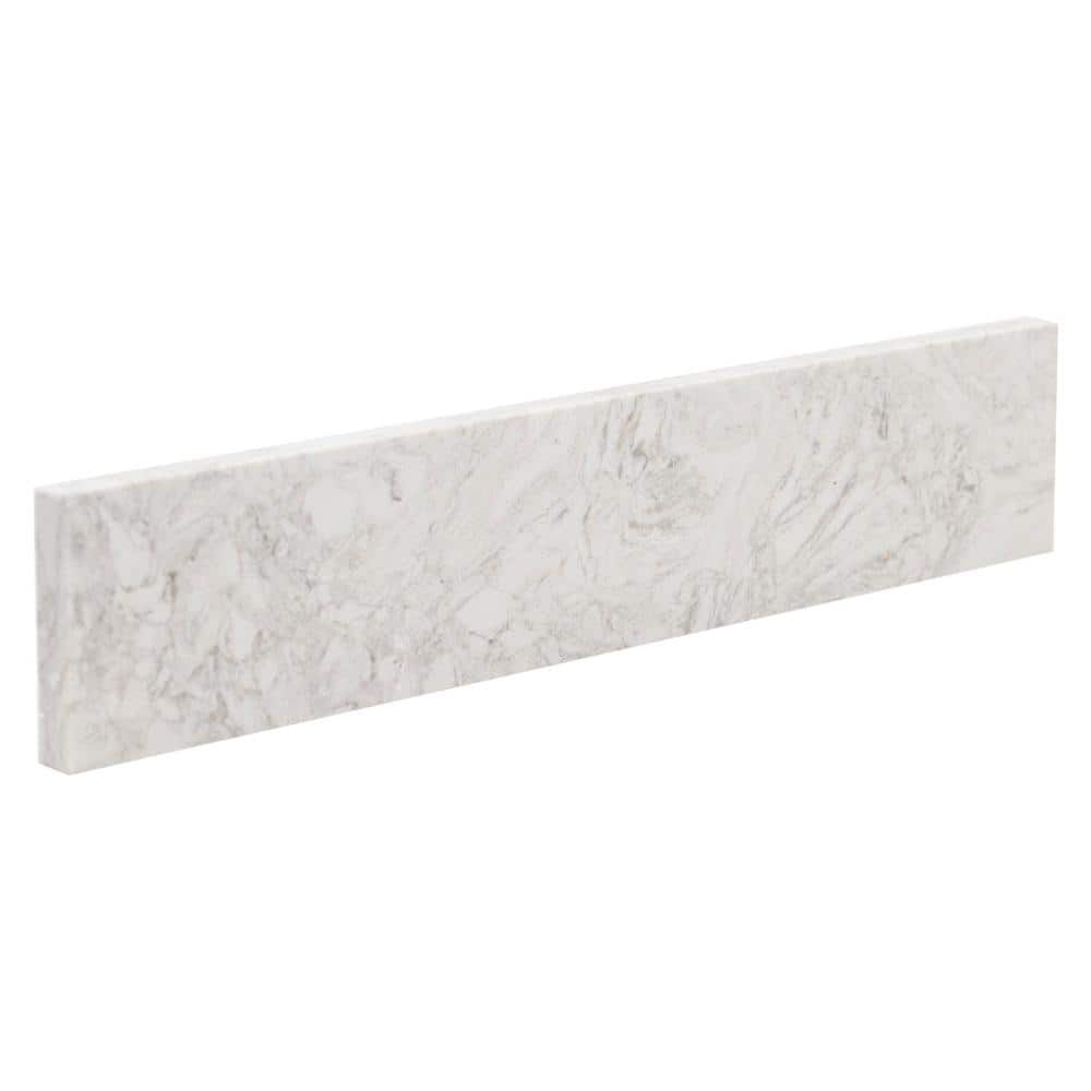 21 in. Engineered Marble Vanity Sidesplash in Drifting Fog