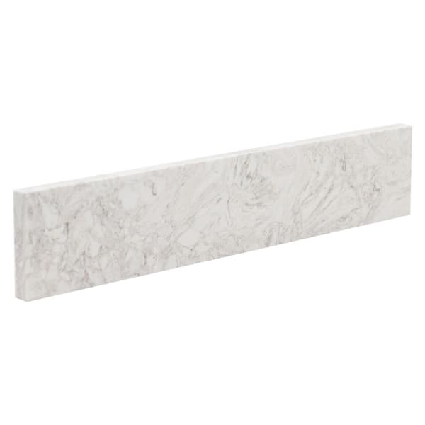 A&A Surfaces 21 in. Engineered Marble Vanity Sidesplash in Drifting Fog ...