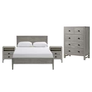 Alaterre Furniture Windsor 6-Drawer Gray Double Dresser Driftwood (36 ...