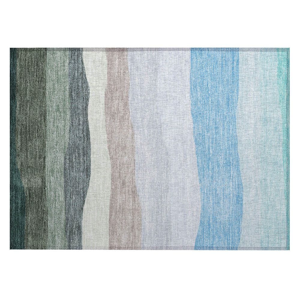 Chantille Machine Washable Indoor/Outdoor Abstract ACN2023 Green 1 ft. 8 in. x 2 ft. 6 in. Accent Rug price history on PriceWatchPro