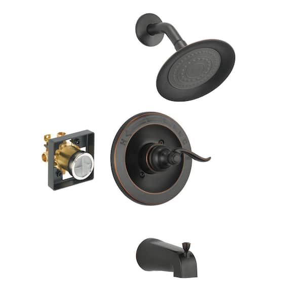 Windemere Single Handle 1-Spray Tub and Shower Faucet 1.75 GPM in Oil Rubbed Bronze Valve Included