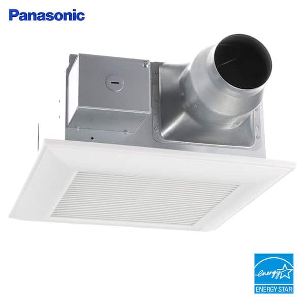 Panasonic Whisper Fit EZ Quiet 80 or 110 CFM Ceiling Low Profile Dual Speed Bath Exhaust Fan