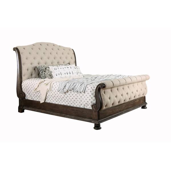 Lysandra Rustic Natural Tone Queen Bed