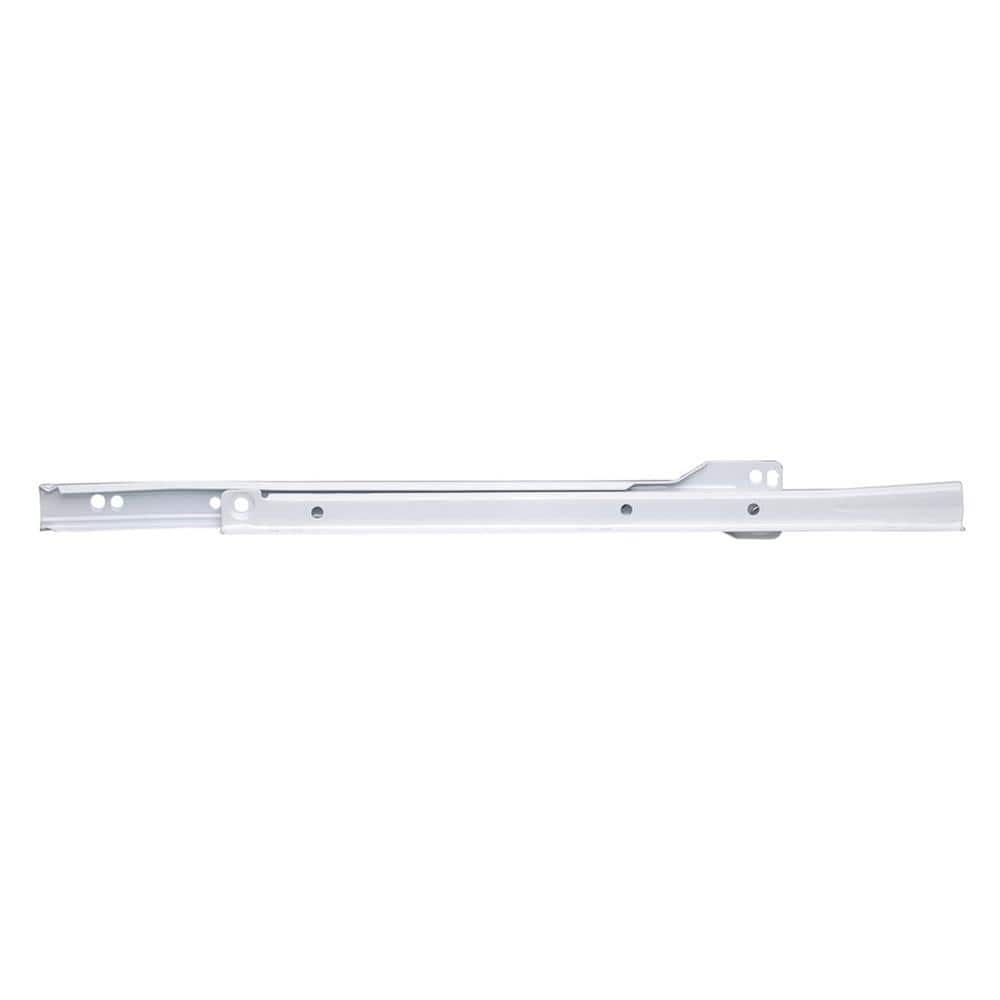 Hickory Hardware P1700-20-W 20 In. White Bottom Mount Euro Drawer Slide