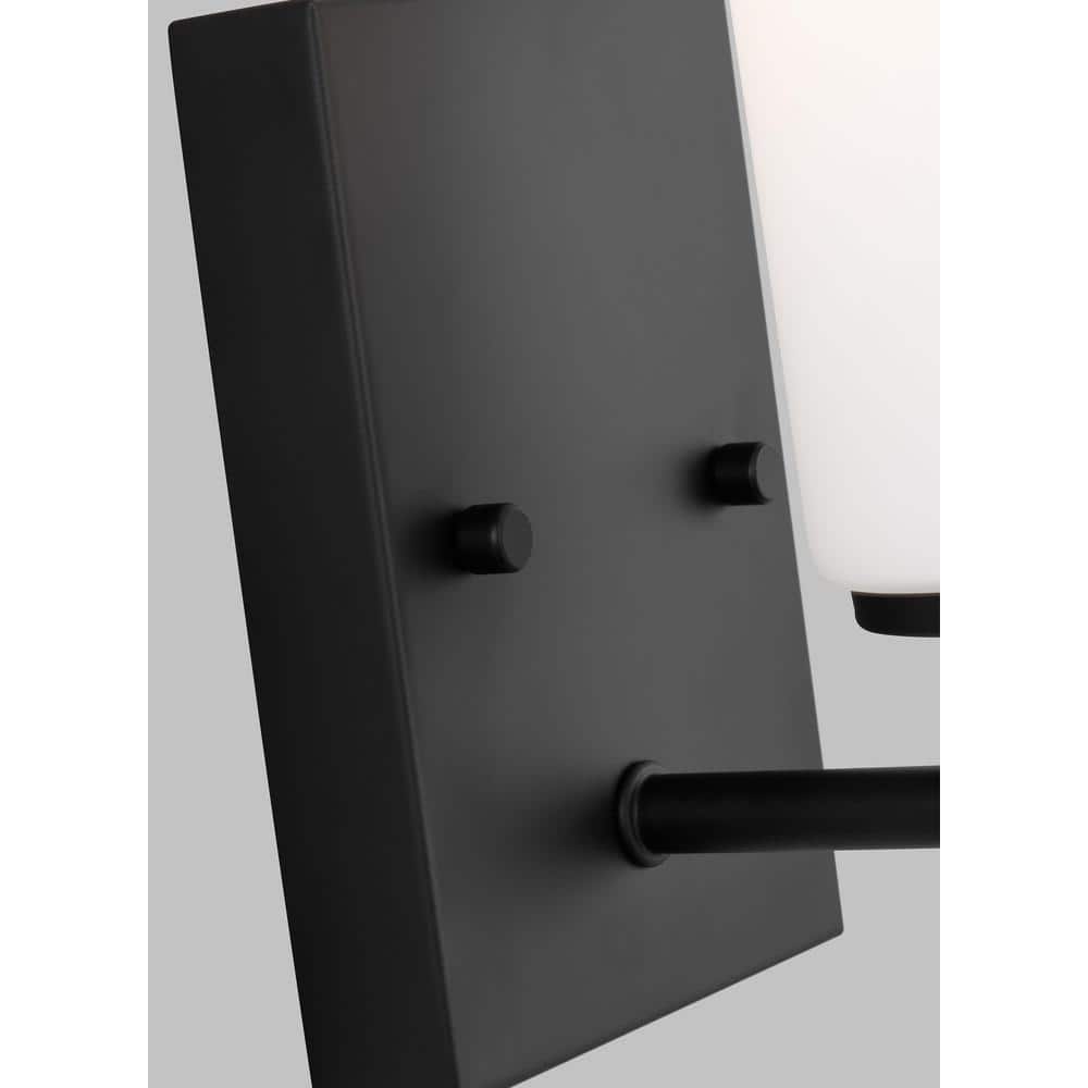 Alturas Midnight Black 8.75" Dimmable Bronze Wall Sconce