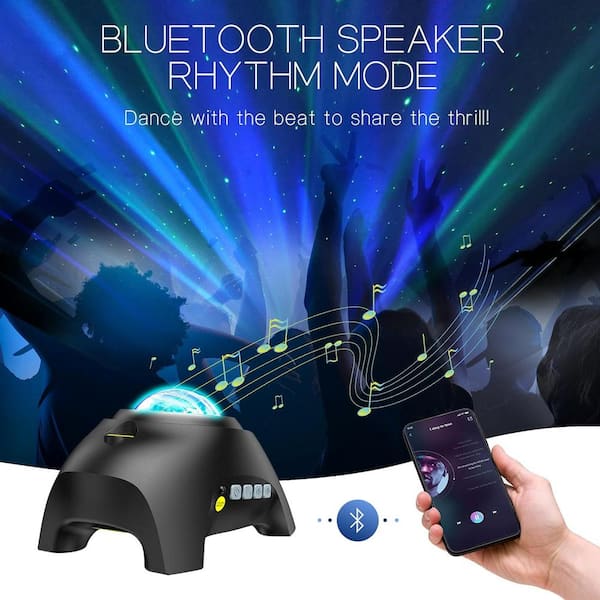 EKIEUDL Black 6-Watt Night Light Bulb Galaxy-Light Aurora