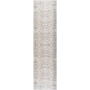 Becki Owens Darling Cream/Black Traditional Washable 3 ft. x 10 ft. Indoor Area Rug