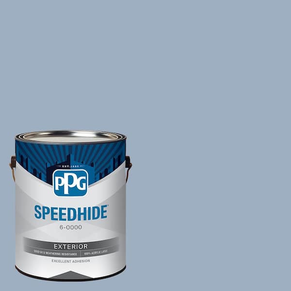 1 gal. PPG1163-4 Sterling Silver Semi-Gloss Exterior Paint