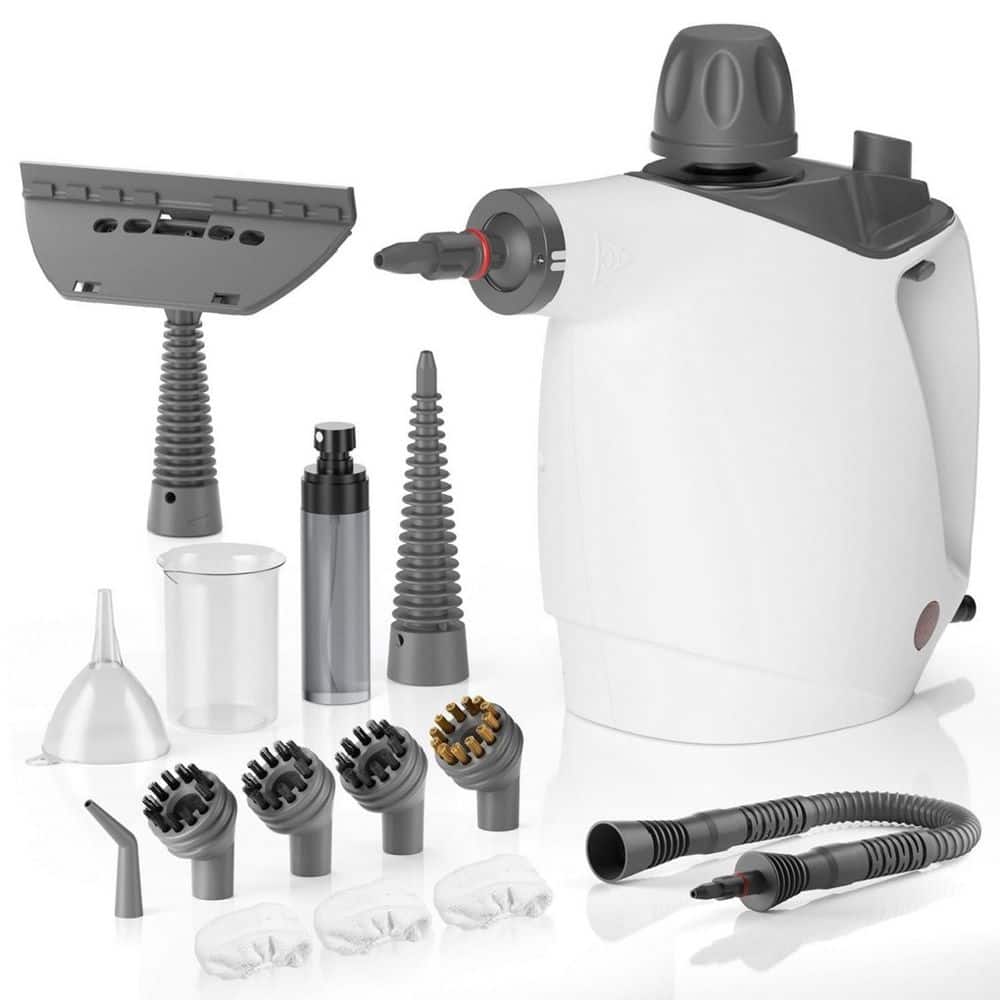 17-Piece Bathroom Accessory Set in White, Handheld Steam Cleaner with Safety Lock, 500ml Capacity price history on PriceWatchPro