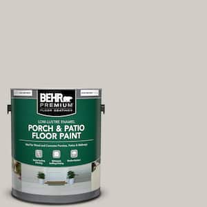1 gal. Home Decorators Collection #HDC-NT-20 Cotton Grey Low-Lustre Enamel Interior/Exterior Porch and Patio Floor Paint