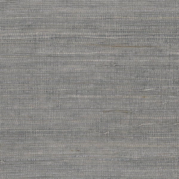 Unbranded Grey Pearl Grass Cloth Non-Pasted Wallpaper Roll (Covers 72 Sq. Ft.)