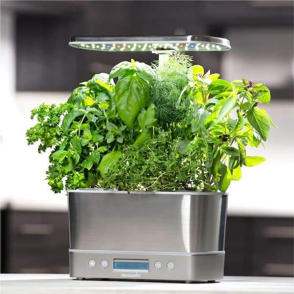 stainless aerogarden hydroponic systems 901104 1200 1f 600