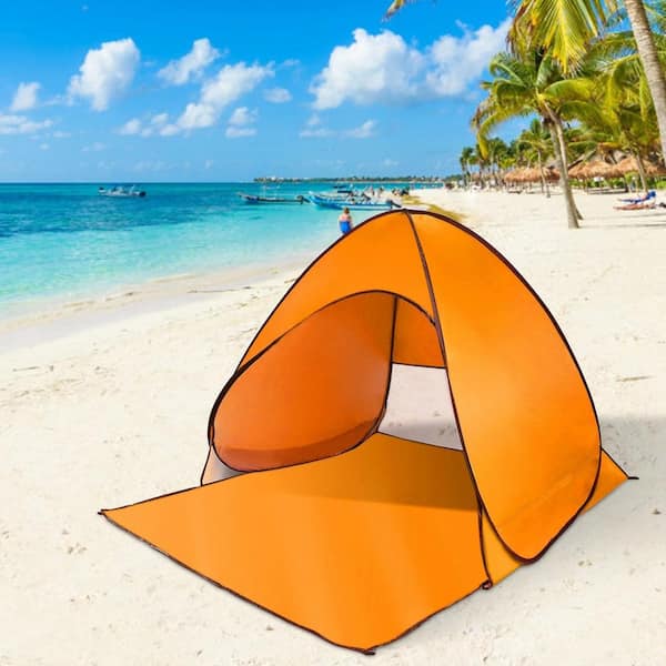 tent  ITOPFOX 5.41 ft. x 4.92 ft. Pop Up Beach Tent Sun Shade
