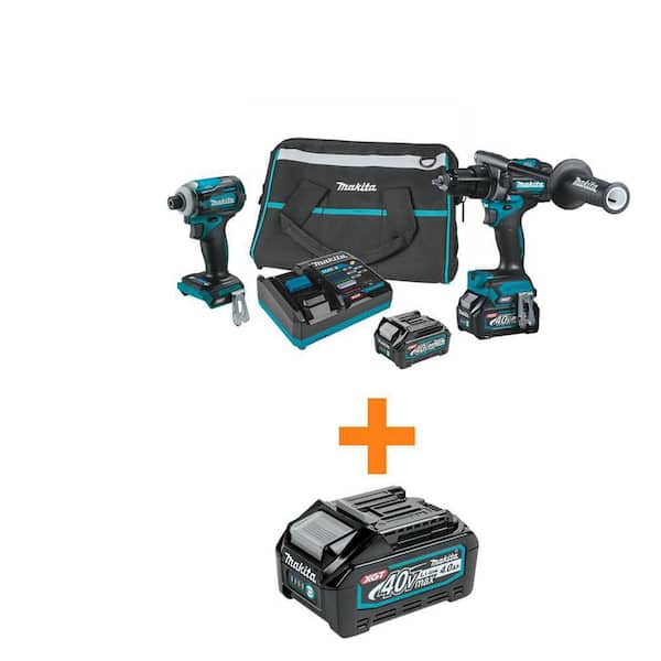 Makita 40V Max XGT Brushless Cordless 2-Pc. Combo Kit 2.5Ah with