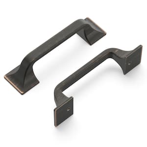 Forge Collection 3 in. (76 mm) Vintage Bronze Finish Cabinet Door and Drawer Pull (10-Pack)