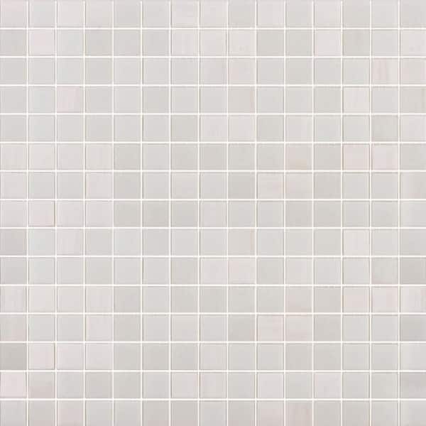 Apollo Tile Mingles 12 in. x 12 in. Glossy Pearl White Glass Mosaic Wall and Floor Tile (20 sq. ft./case) (20-pack)
