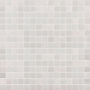 Mingles 12 in. x 12 in. Glossy Pearl White Glass Mosaic Wall and Floor Tile (20 sq. ft./case) (20-pack)