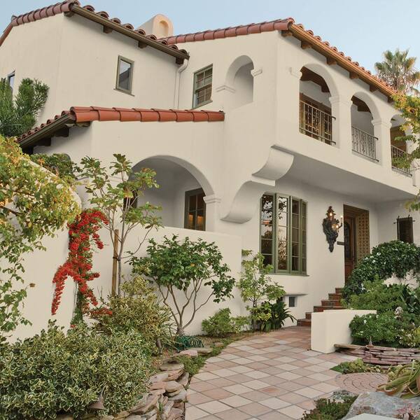 exterior paint sheen for stucco