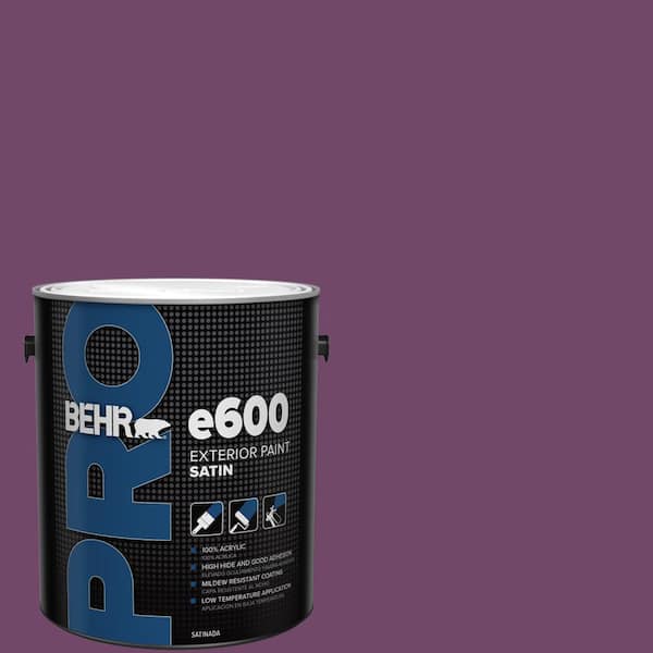 BEHR PRO 1 gal. #S-G-680 Raspberry Mousse Satin Exterior Paint