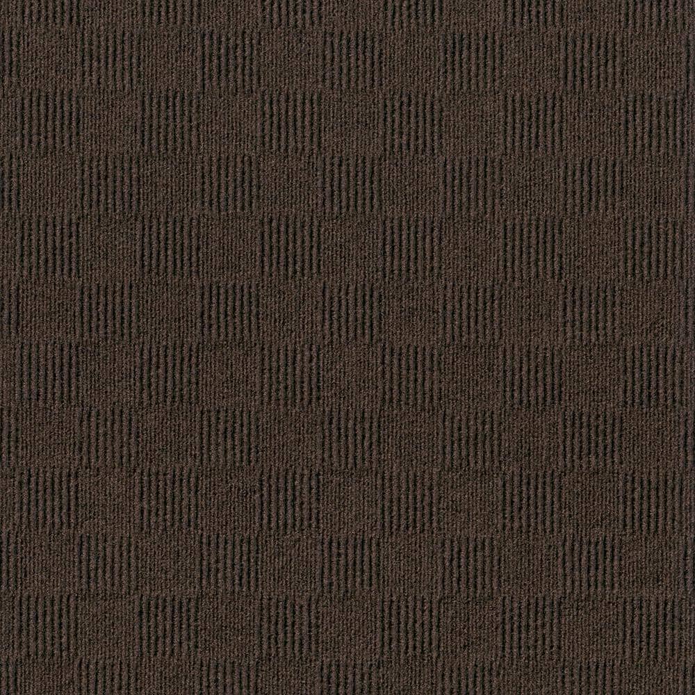 Cascade - Mocha - Brown Commercial/Residential 24 x 24 in. Peel and Stick Carpet Tile Square (60 sq. ft.) price history on PriceWatchPro