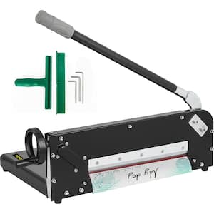 Paper Cutter 12 in. Tile Cutter with Steel Blade and Handle Grip Paper Cutter 300 Sheets Hardness Stack Cutter Metal