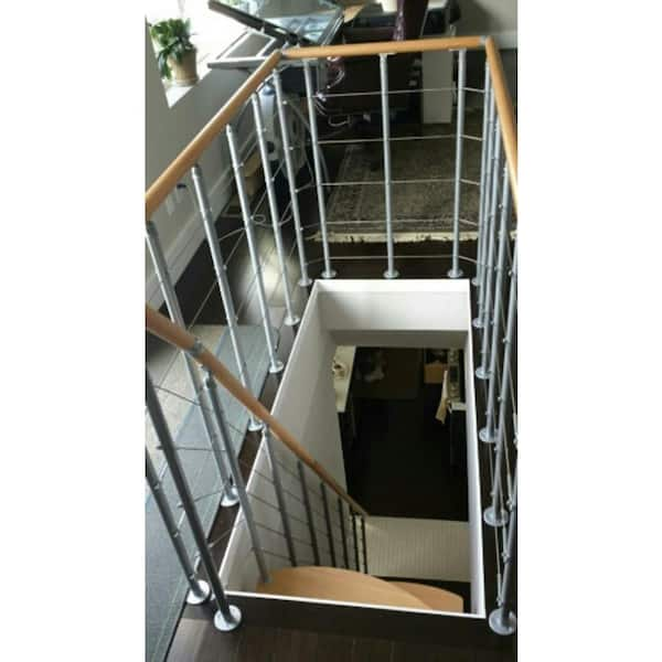 Wire mesh balcony - ESCALIER DESIGN 14 - with bars / steel