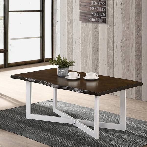 Large Rectangle Wood Coffee Table Idf 4141c, Tokyo Coffee Table White Gloss