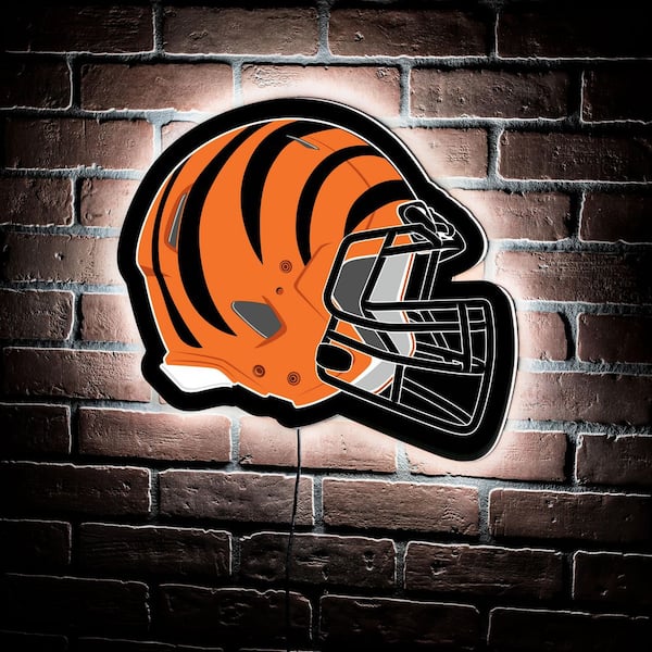 Evergreen Cincinnati Bengals Helmet 19 in. x 15 in. Plug-in LED Lighted  Sign 8LED3806HMT - The Home Depot