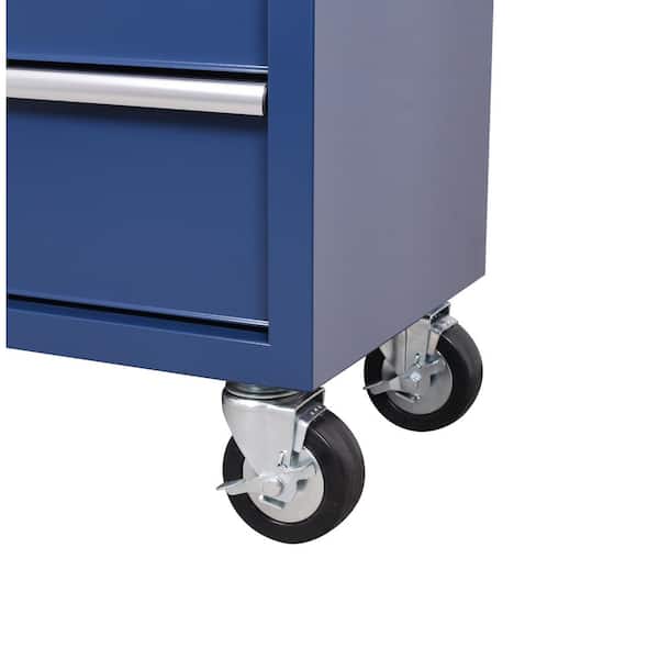 Husky Standard Duty 42 in. 8-Drawer Blue Rolling Tool Cabinet