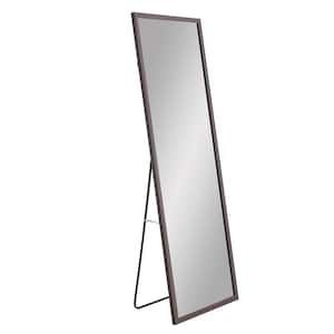 22.8 in. W x 65 in. H Rectangular Wood Framed Wall Bathroom Vanity Mirror, Full-length Dressing Mirror in Gray