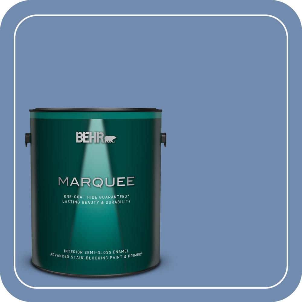 1 gal. #590D-5 Windsurf Blue Semi-Gloss Enamel Interior Paint & Primer price history on PriceWatchPro