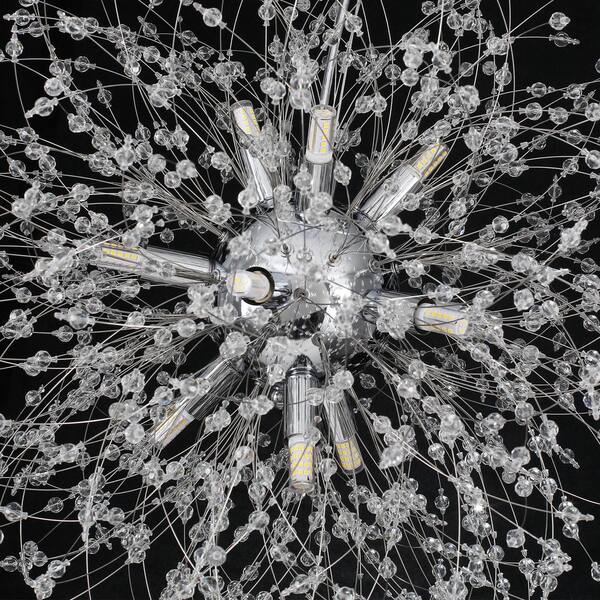 スワロフスキー　プテラノドン Luma 12-Light Starburst Pendant | by Hubbardton Forge | 131321