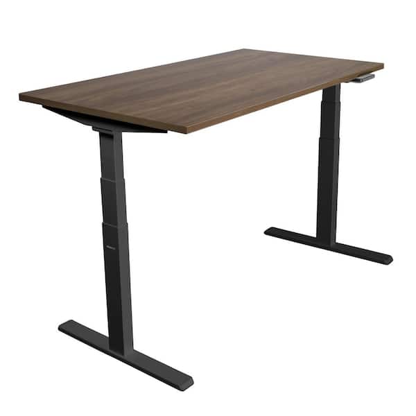 mount-it! 55 in. Width Rectangular Dual Motor Electric Standing Desk with Adrift Tabletop