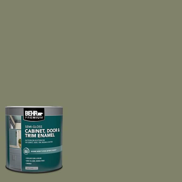 BEHR PREMIUM 1 qt. #S380-6 Ecological Semi-Gloss Enamel Interior/Exterior Cabinet, Door & Trim Paint